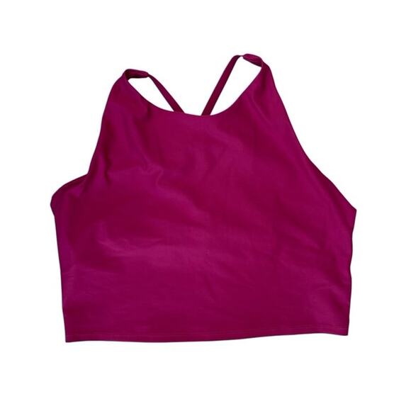 Calvin Klein Hot Pink Razorback Seamless Performance Sports Bra - XL - Picture 1 of 3